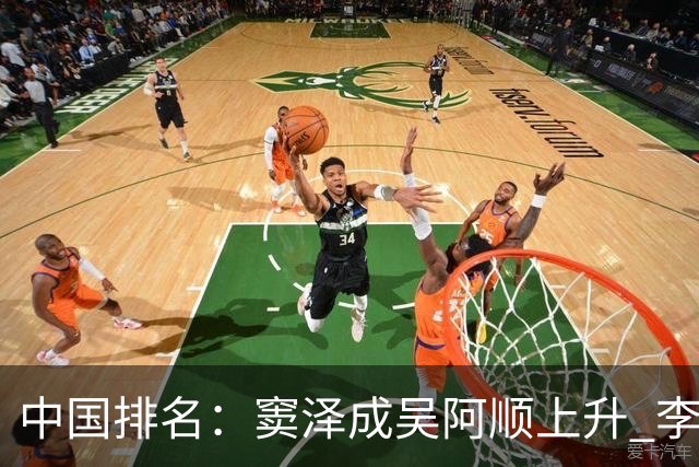 中国排名：窦泽成吴阿顺上升 李昊桐处于100边缘